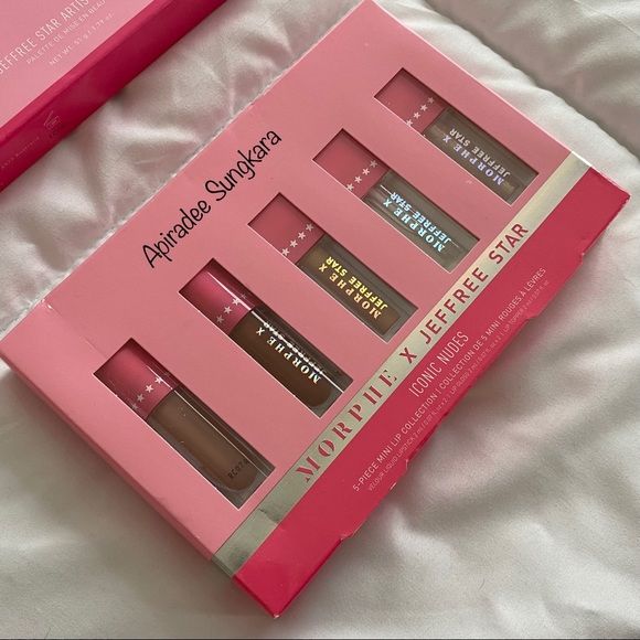 ❌SOLD❌NEW JEFFREE STAR ICONIC NUDES 5 PIECE MINI LIP COLLECTION - Picture 4 of 15